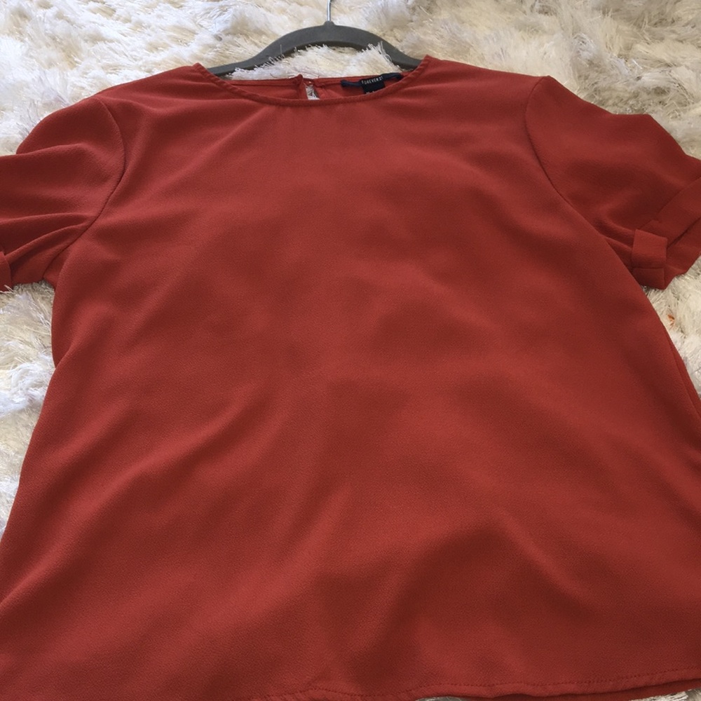 Forever 21 sheer fabric rayon